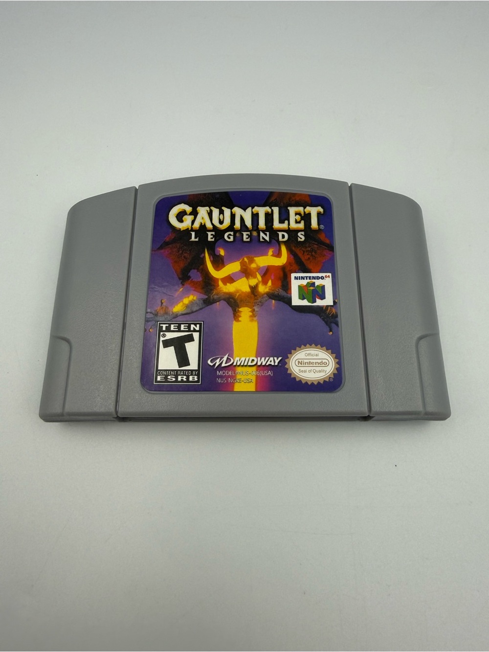 Gauntlet Legends Nintendo 64 Gray Game Cartridge